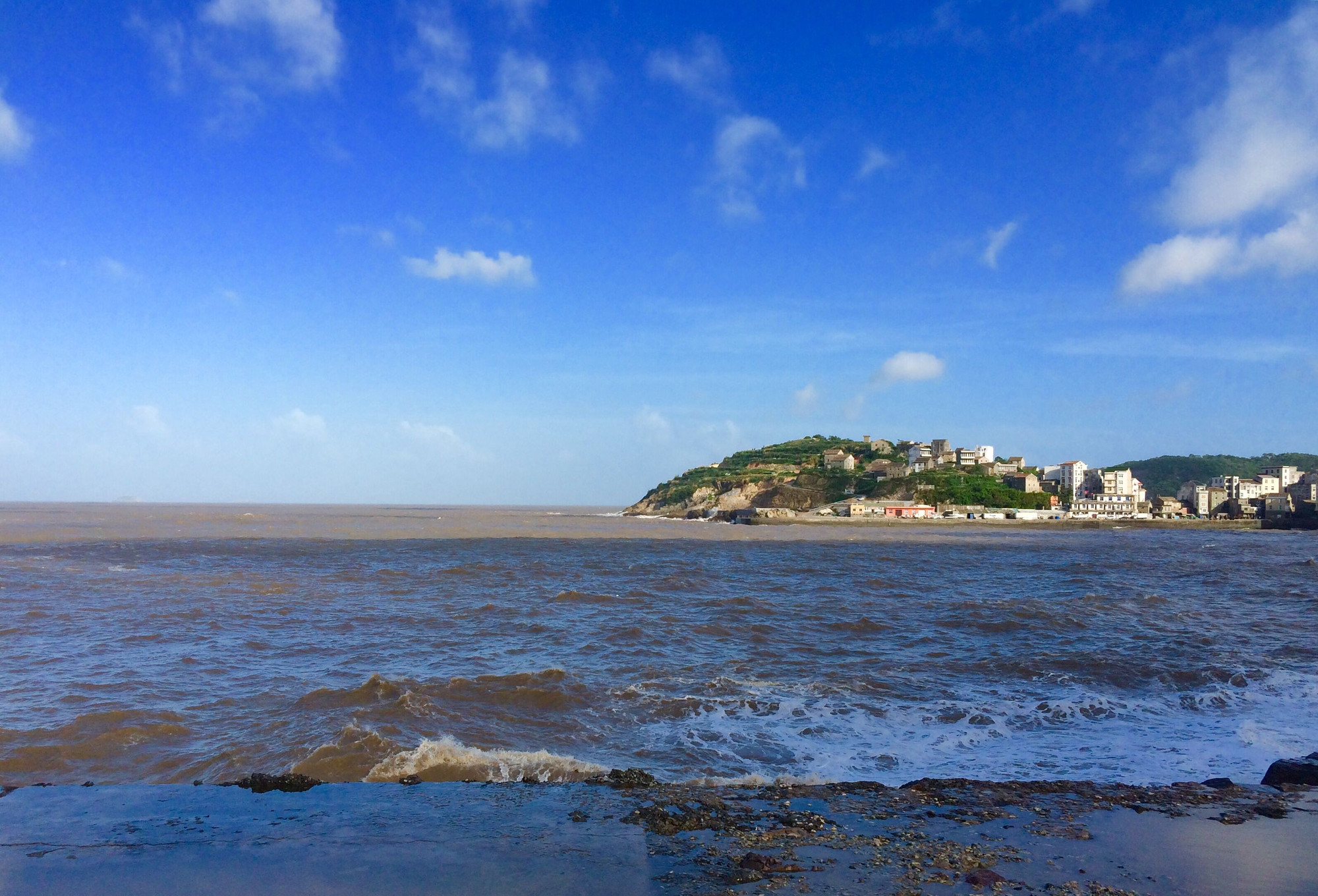 台风苏迪罗来临之前的温岭海边-我看见的-讲白搭-台州19楼