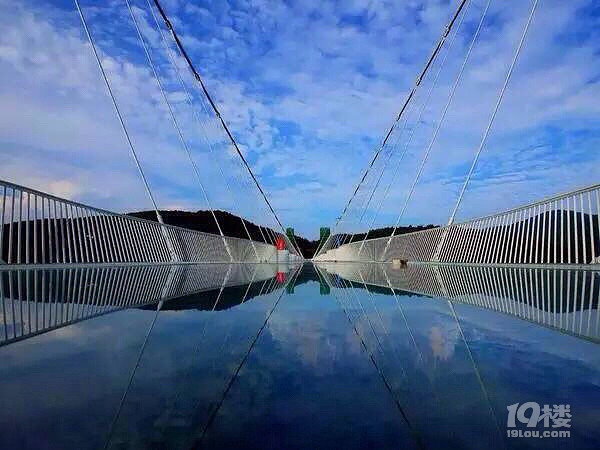 世界上最危险的玻璃桥正式开放光看图就腿软你敢去吗