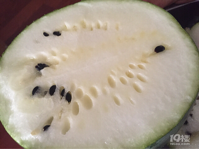 白色的西瓜能吃么
