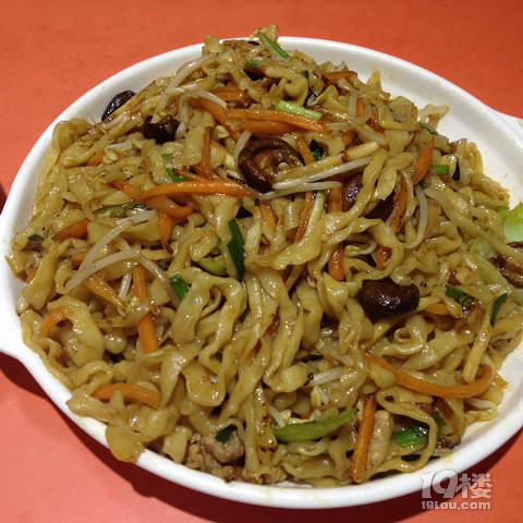 味道还可以的炒麦面