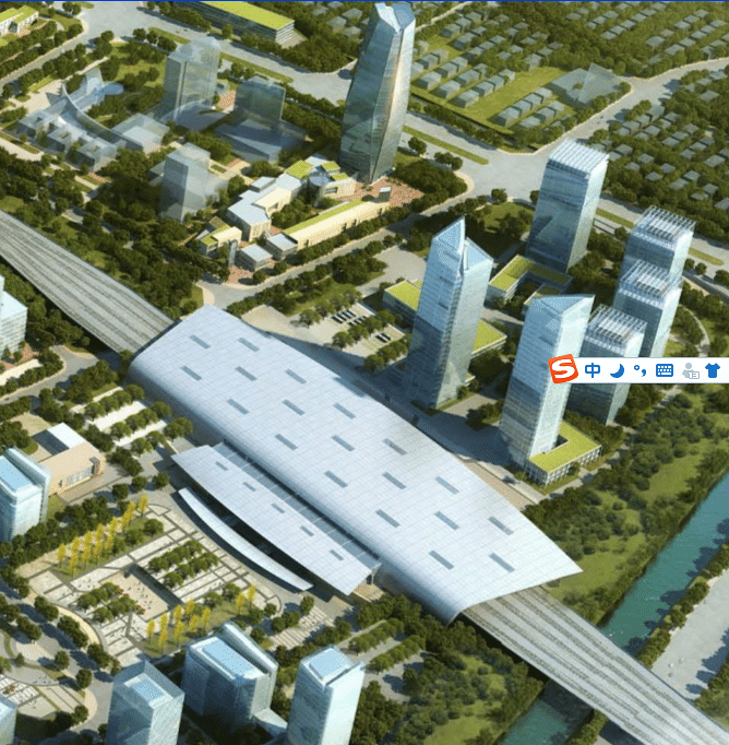 台州铁路中心站区块规划(高清图片)