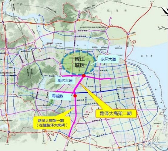 台州机场高架规划图图片