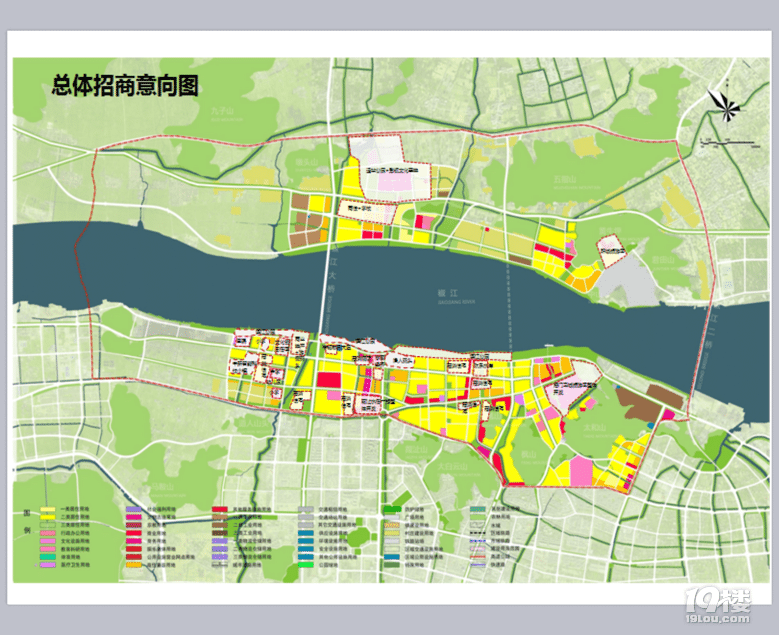 钦州一江两岸规划图图片