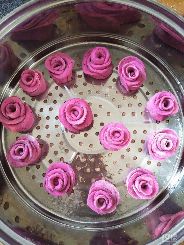 玫瑰花馒头