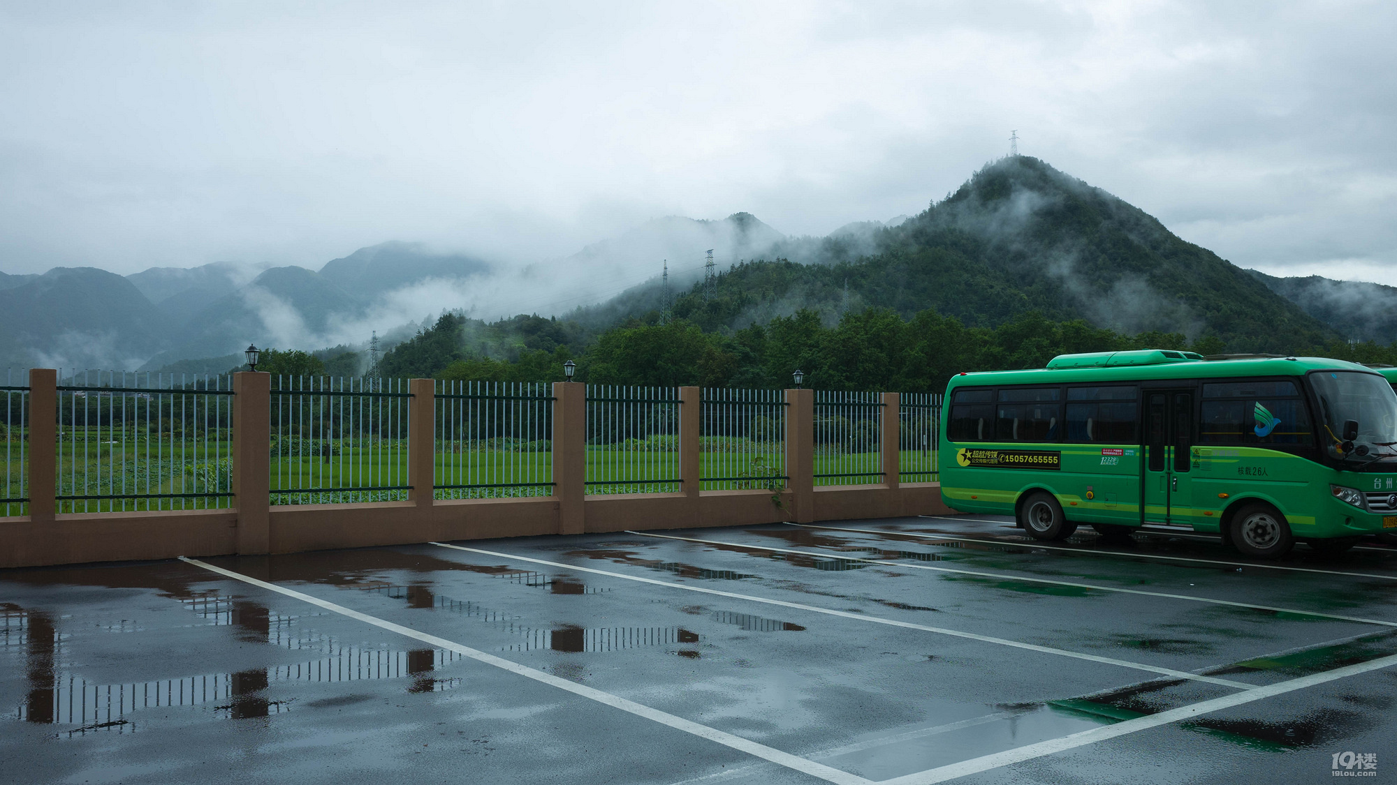 烟雨富山走过路过晒图存照