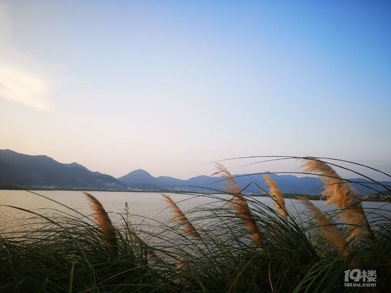 夕阳西下飞龙湖-台州旅游-台州19楼