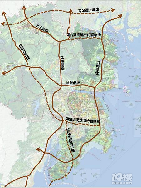 台州椒北交通规划图图片