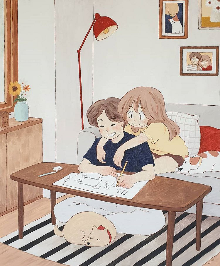 我们到底应不应该婚前同居这组情侣同居漫画告诉你答案