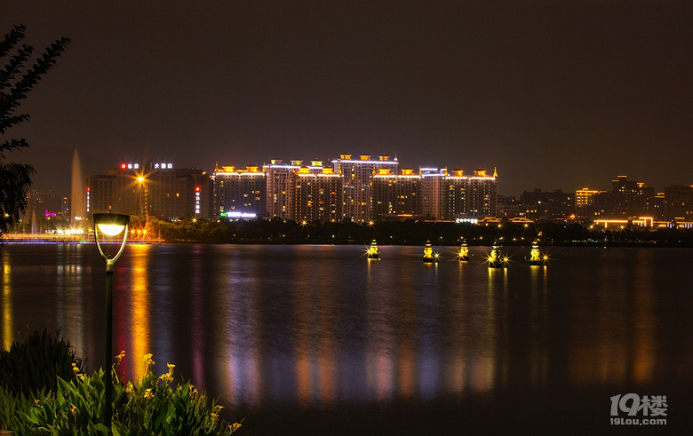 台州夜拍灵湖夜色