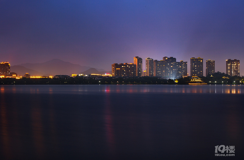 台州夜拍灵湖夜色