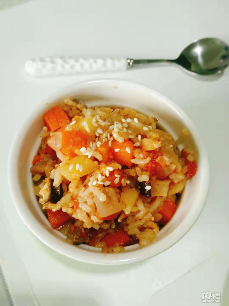 吃货在台州no35网红番茄焖饭七彩饭