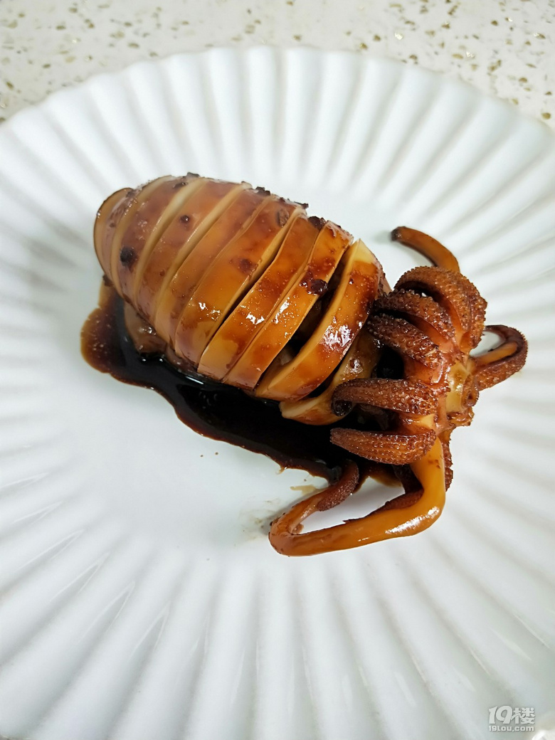 秀厨艺简易版墨鱼大烤