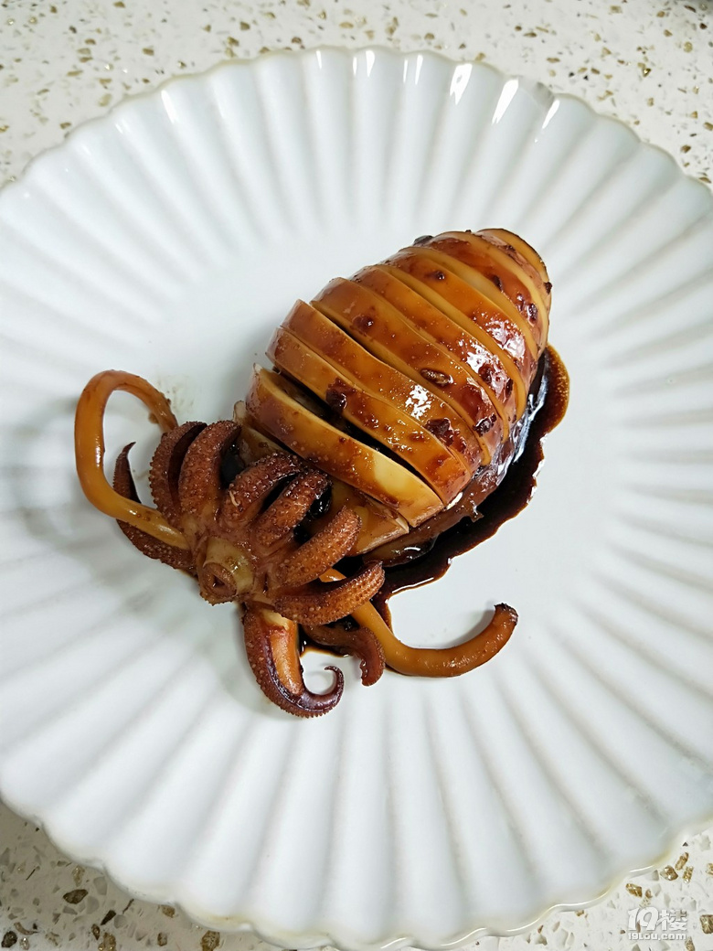 秀厨艺简易版墨鱼大烤