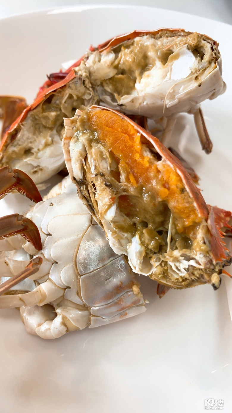 干蒸棱子蟹提前品尝鲜活梭子蟹多数地区