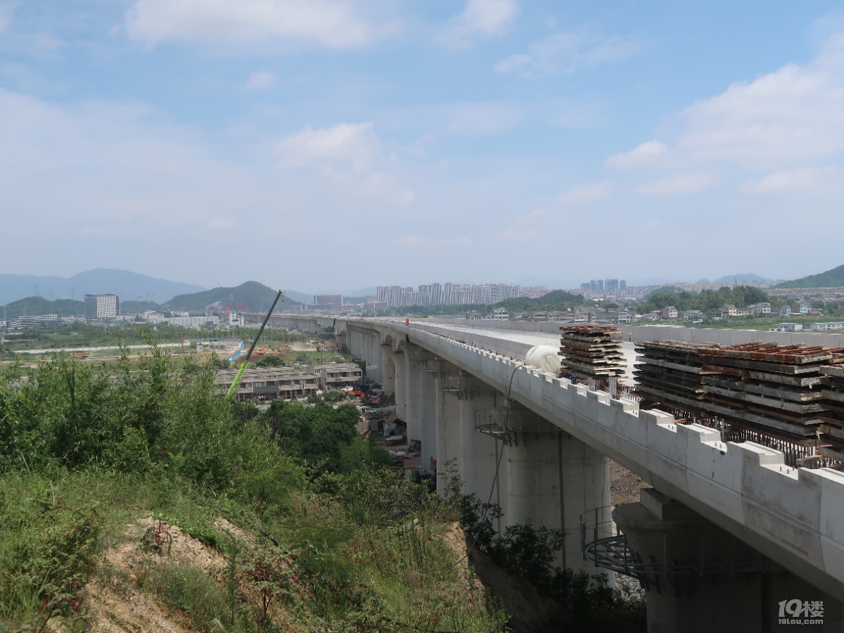 探訪杭紹臺高鐵獅子山隧道,靈山涇特大橋和現代大道路橋段