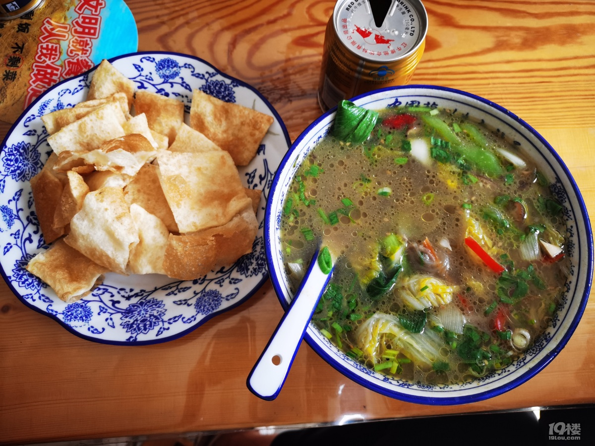 清真兰州拉面的羊肉泡馍