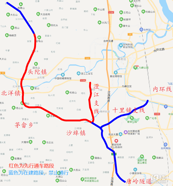 体验最近通车的104国道西复线北洋沙埠段及澄江支线