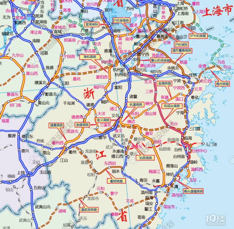 浙江省十四五铁路和轨道交通项目规划