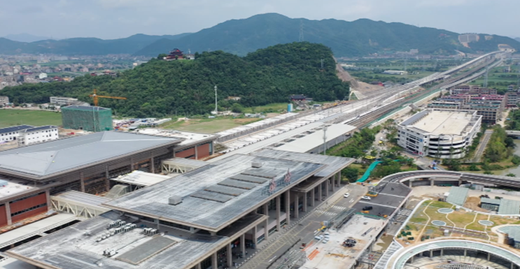 杭台高铁温岭站站房有望本月底完工离赴杭1小时更近了