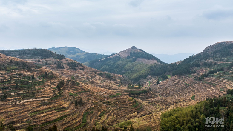 涌泉兰田山冬日景色