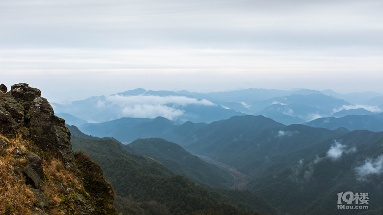 涌泉兰田山冬日景色