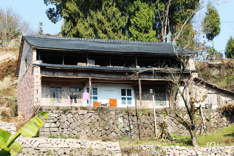 山村拾影之二仙居县大战乡下山头村