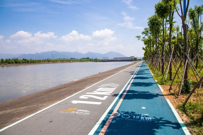 黄岩永宁江绿道下游段全线贯通