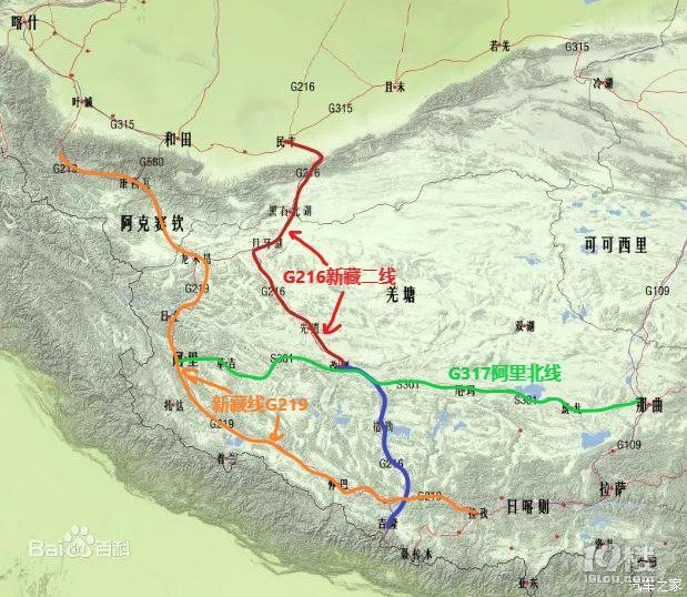连接西藏与新疆的216国道已投入使用