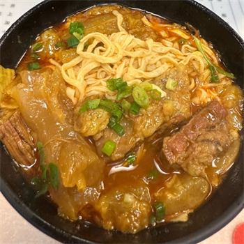 牛腩面70元一小碗