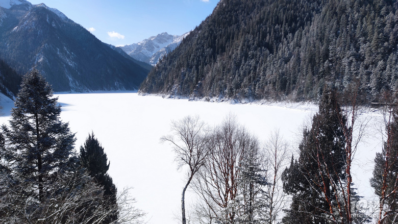 九寨沟冬日游，入住景区后后半夜大雪飘洒直至天亮结束，景区公交