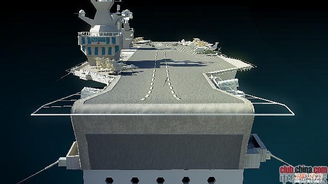 中国欲打造史上最牛航母,载机量远超美国!(图)