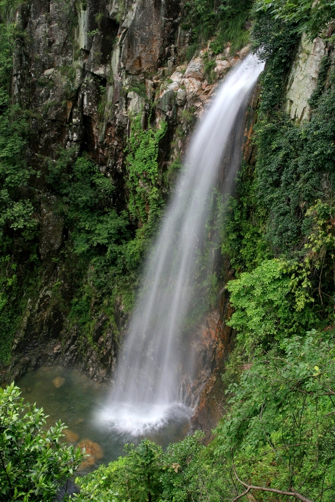 天台龙穿峡风景区图片