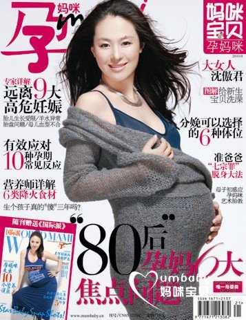 沈傲君大肚写真照曝光