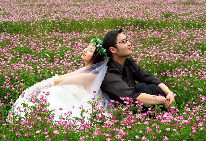 愿爱情像春天般充满生机