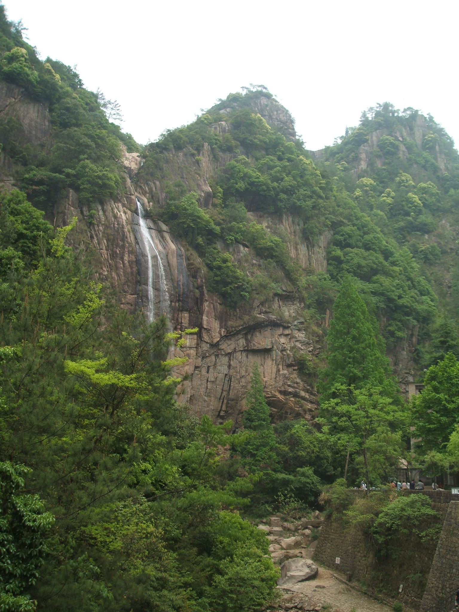 天台龙穿峡风景区图片图片