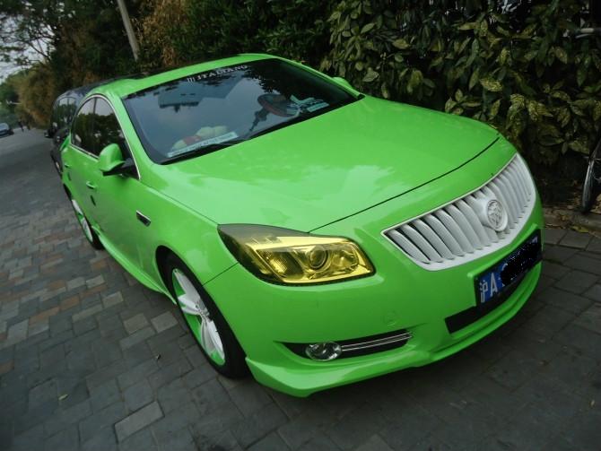 上海偶遇爆改绿色君威