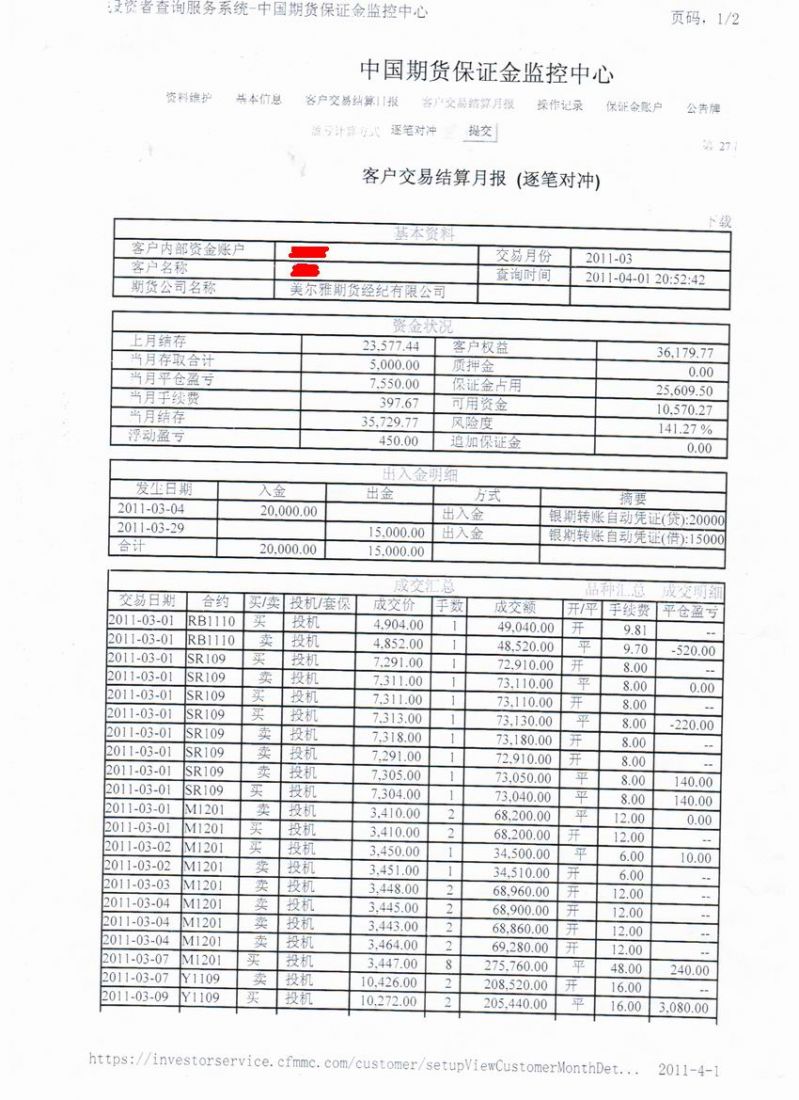 【价值投资】商品期货3-4月账单（凭啥删我贴,我又不骗人！）