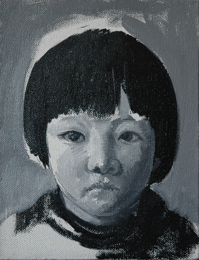 [原]张晨初为嘉禾创作肖像现场