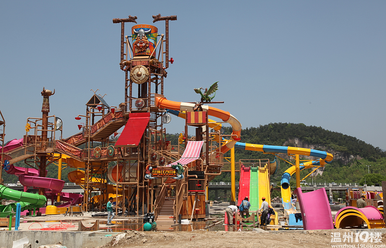 晒晒新建的丽水水上乐园