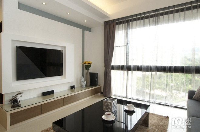 138平现代简约三室两厅效果图